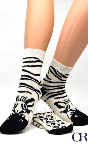 CALZA ANTISCIVOLO CON ZEBRA