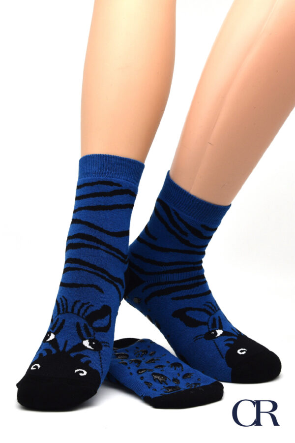 CALZA ANTISCIVOLO CON ZEBRA - immagine 3