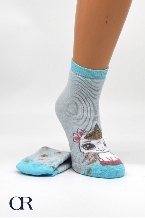 CALZA BABY ANTISCIVOLO UNICORNO - immagine 2